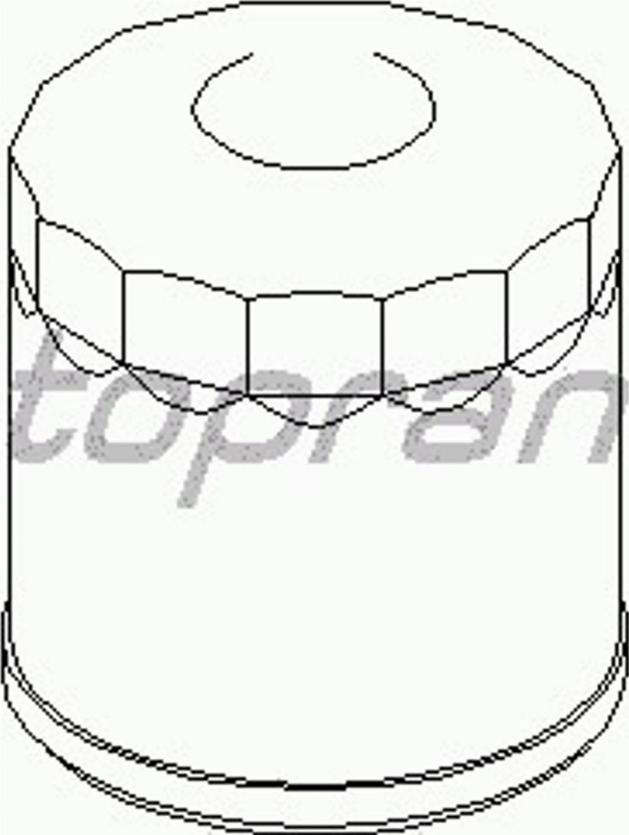 Topran 206547015 - Eļļas filtrs www.autospares.lv