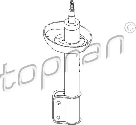 Topran 206 692 - Amortizators autospares.lv