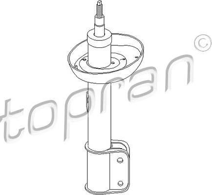 Topran 206 691 - Amortizators autospares.lv