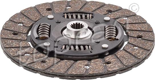 Topran 206 893 - Clutch Disc www.autospares.lv