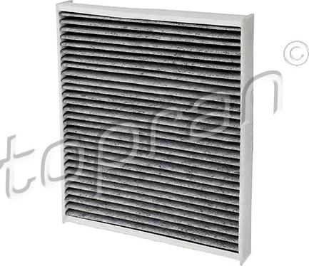 Topran 206 736 - Filter, interior air www.autospares.lv