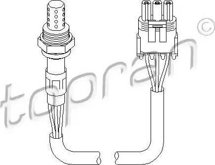 Topran 201 752 - Lambda Sensor www.autospares.lv