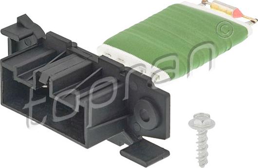 Topran 208 648 - Rezistors, Salona ventilators www.autospares.lv