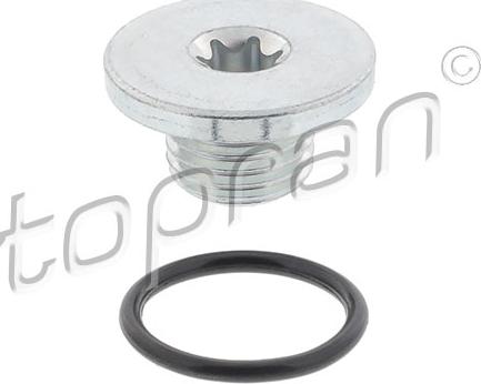 Topran 208 800 - Резьбовая пробка, масляный поддон www.autospares.lv