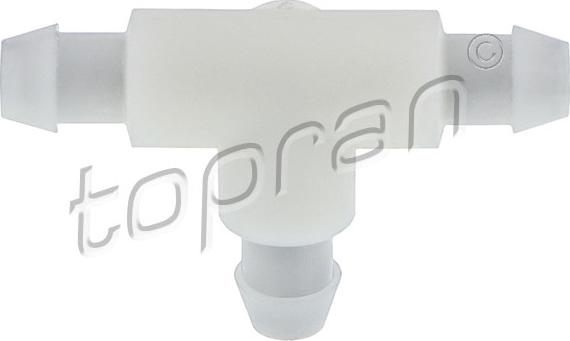 Topran 208 349 - Connector, washer-fluid pipe www.autospares.lv