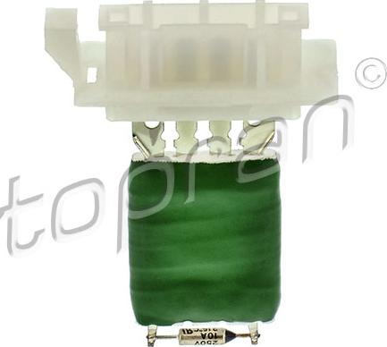 Topran 208 254 - Rezistors, Salona ventilators www.autospares.lv