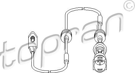 Topran 203 970 - Indikators, Bremžu uzliku nodilums www.autospares.lv