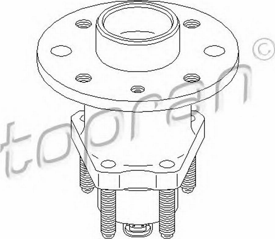 Topran 202 440 755 - Riteņa rumba www.autospares.lv