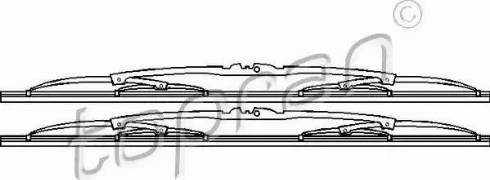 Topran 202 225 - Stikla tīrītāja slotiņa www.autospares.lv