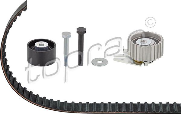 Topran 207 943 - Timing Belt Set www.autospares.lv