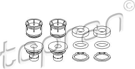 Topran 207 905 756 - Remkomplekts, Pārslēdzējsvira www.autospares.lv