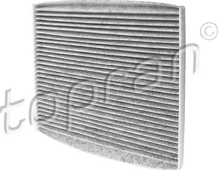 Topran 207 568 - Filter, interior air www.autospares.lv