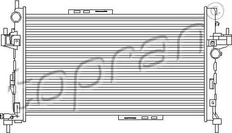 Topran 207 398 - Radiators, Motora dzesēšanas sistēma www.autospares.lv