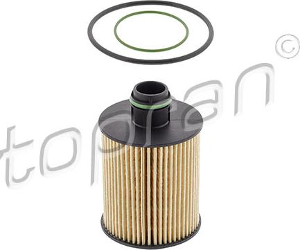 Topran 207 730 - Eļļas filtrs www.autospares.lv