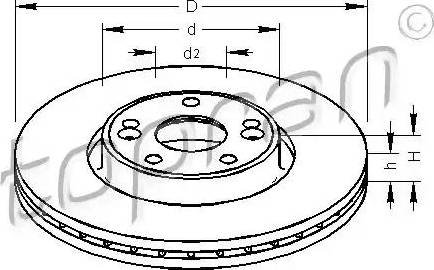 Topran 700 645 - Bremžu diski www.autospares.lv