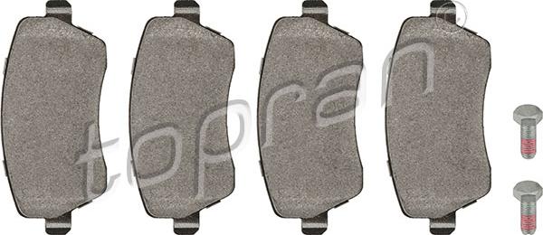 Topran 700 770 - Brake Pad Set, disc brake www.autospares.lv