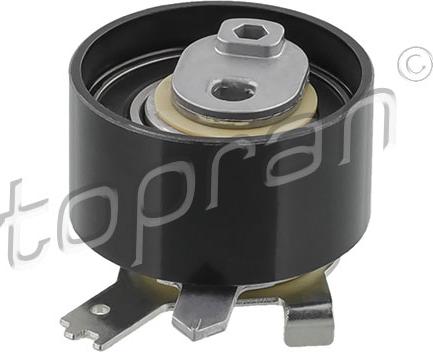 Topran 701 633 - Натяжной ролик, зубчатый ремень ГРМ www.autospares.lv