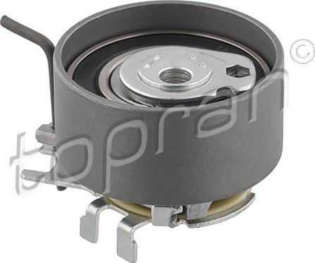 Topran 701 014 - Spriegotājrullītis, Gāzu sadales mehānisma piedziņas siksna www.autospares.lv