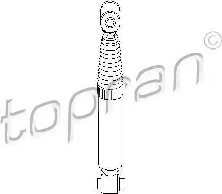 Topran 720 839 - Shock Absorber www.autospares.lv