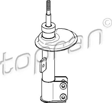 Topran 720 825 - Shock Absorber www.autospares.lv