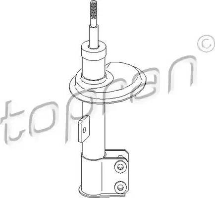 Topran 720 828 - Shock Absorber www.autospares.lv