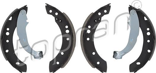 Topran 720 364 - Brake Shoe Set www.autospares.lv