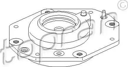 Topran 720 267 - Top Strut Mounting www.autospares.lv