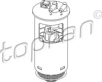 Topran 721 469 - Degvielas sūkņa modulis autospares.lv