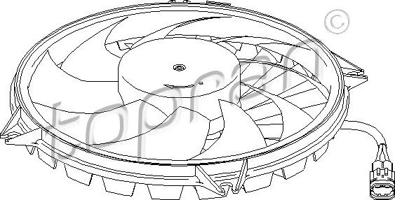 Topran 721 541 - Ventilators, Motora dzesēšanas sistēma www.autospares.lv