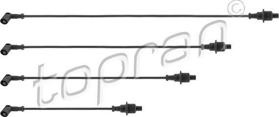 Topran 721 503 - Augstsprieguma vadu komplekts www.autospares.lv