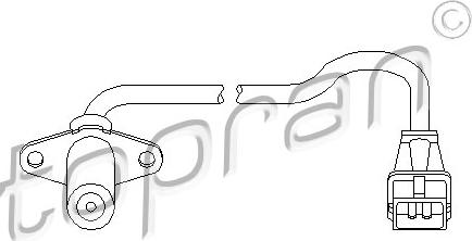 Topran 721 688 - Impulsu devējs, Kloķvārpsta www.autospares.lv