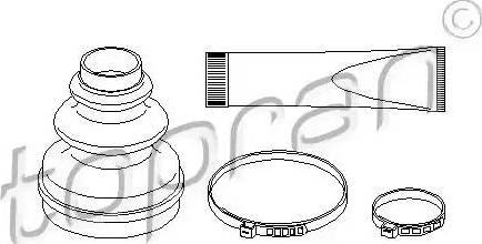 Topran 721 156 - Putekļusargs, Piedziņas vārpsta www.autospares.lv