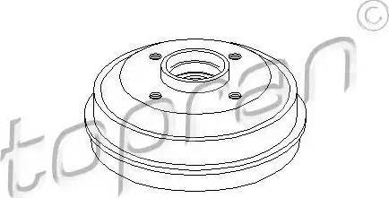 Topran 721 191 - Bremžu trumulis www.autospares.lv