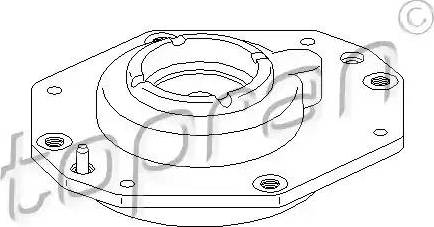 Topran 721 810 - Amortizatora statnes balsts www.autospares.lv