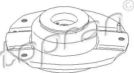 Topran 721 812 - Amortizatora statnes balsts www.autospares.lv