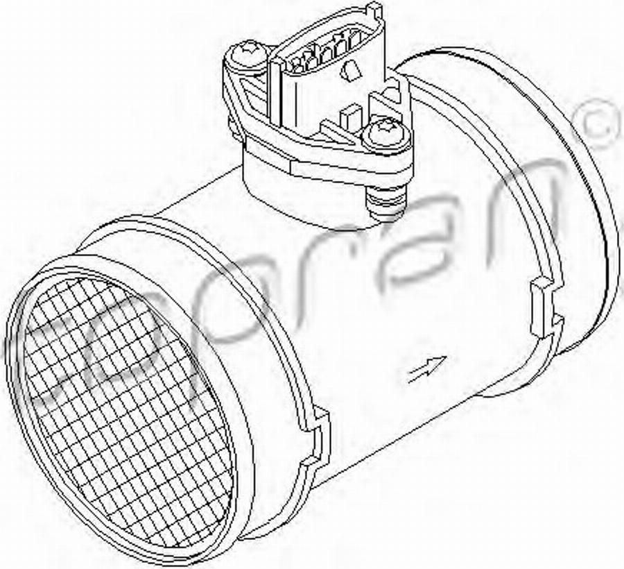 Topran 721271755 - Gaisa masas mērītājs www.autospares.lv