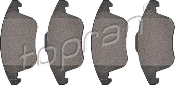 Topran 723 273 - Brake Pad Set, disc brake www.autospares.lv