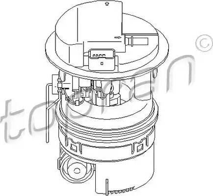 Topran 722 047 - Degvielas sūkņa modulis www.autospares.lv