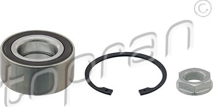 Topran 722 152 - Wheel hub, bearing Kit www.autospares.lv