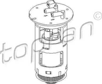 Topran 722 123 - Модуль топливного насоса www.autospares.lv