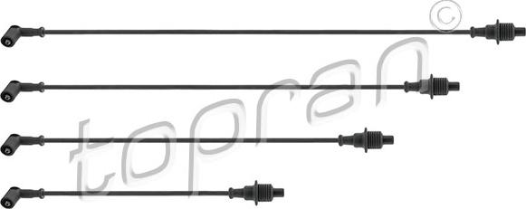 Topran 722 801 - Augstsprieguma vadu komplekts www.autospares.lv