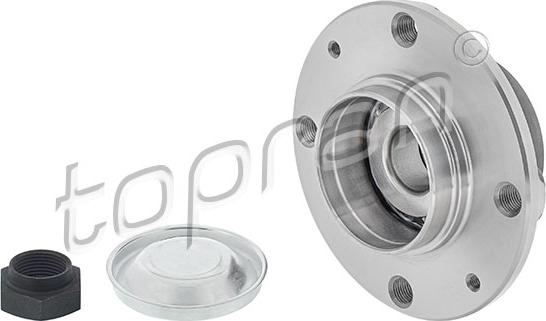 Topran 722 258 - Подшипник ступицы колеса, комплект www.autospares.lv