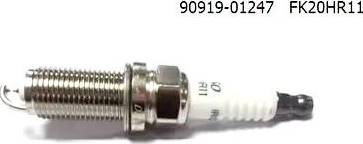 TOYOTA 90919-01247 - Aizdedzes svece www.autospares.lv