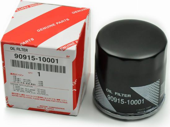 TOYOTA 9091510001 - Oil Filter www.autospares.lv