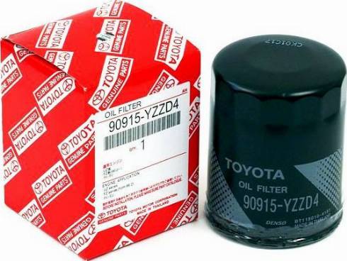 TOYOTA 90915YZZD4 - Eļļas filtrs www.autospares.lv