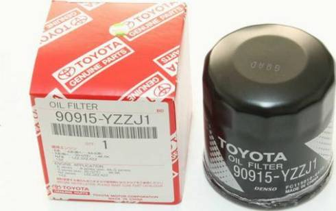 TOYOTA 90915-YZZJ1 - Eļļas filtrs www.autospares.lv