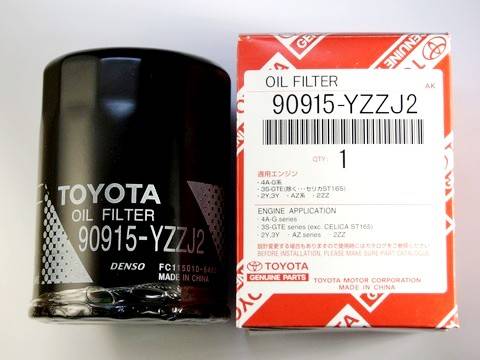 TOYOTA 90915YZZJ2 - Oil Filter www.autospares.lv