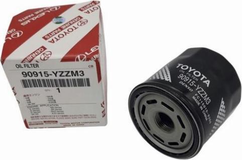 TOYOTA 90915-YZZM3 - Eļļas filtrs www.autospares.lv