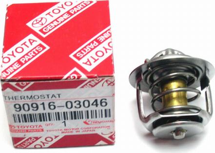 TOYOTA 90916-03046 - Coolant thermostat / housing www.autospares.lv