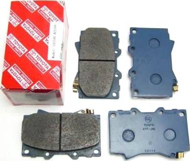 TOYOTA 04465-60240 - Brake Pad Set, disc brake www.autospares.lv